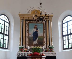 Altarul Bisericii Evanghelice din Ideciu de Sus, sfințit de „Ziua Recoltei”