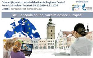 ”Azi, la școala online, vorbim despre Europa!”, competiție cu premii pentru cadrele didactice