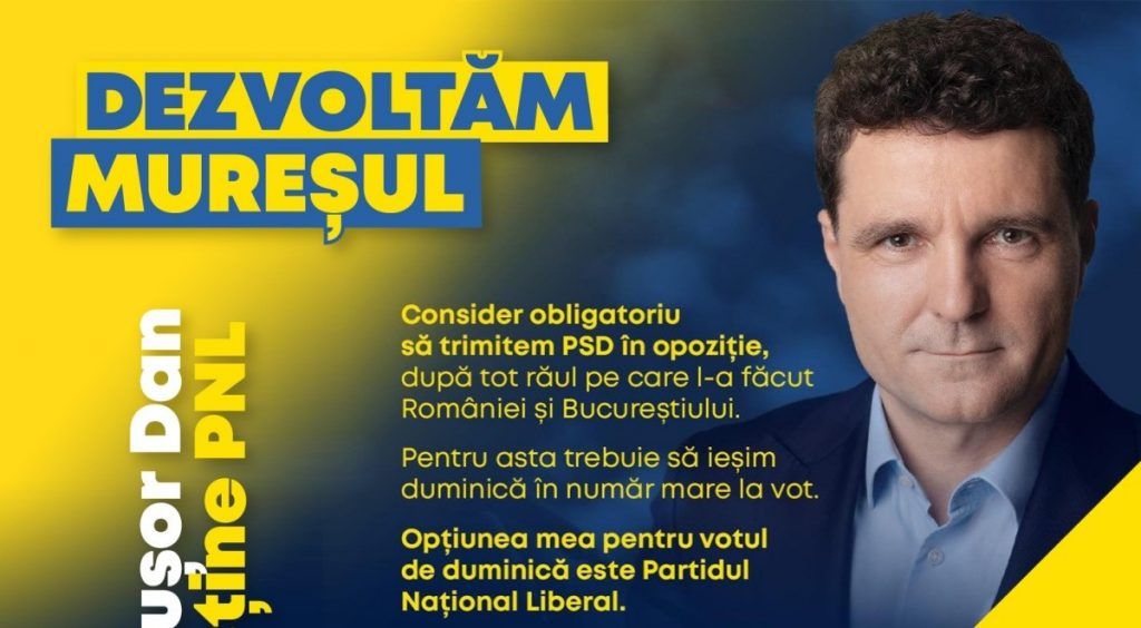 Nicușor Dan, fondatorul USR și primarul Bucureștiului: “Votul meu merge către PNL!”