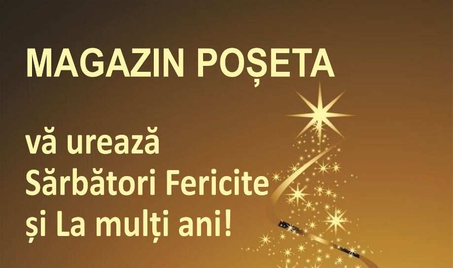 Magazin Poșeta vă urează Sărbători Fericite!