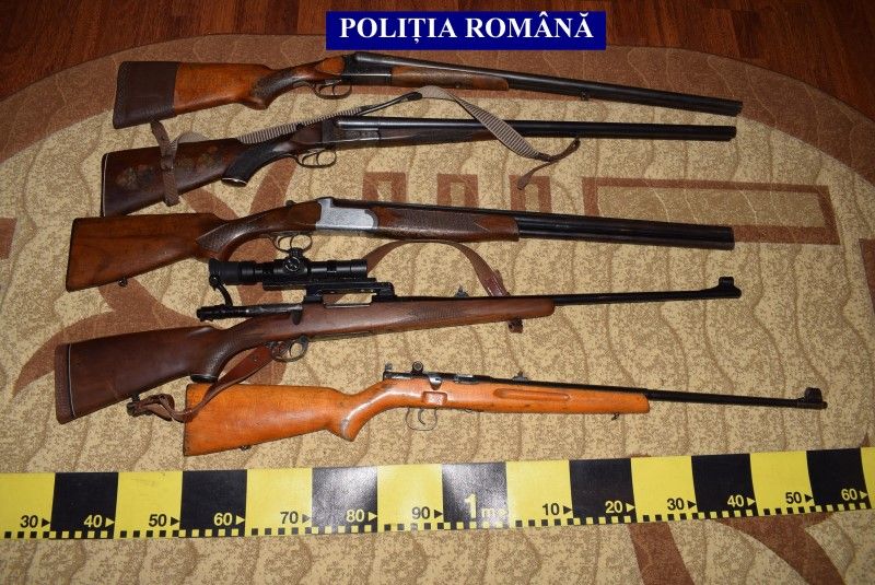 Zeci de infracțiuni la regimul armelor în Mureș!