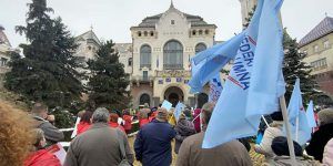 VIDEO: Protestul sindicaliștilor în Târgu Mureș