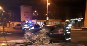 Accident în apropiere de Mureș Mall