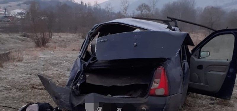 FOTO: Accident cu cinci victime în Saschiz