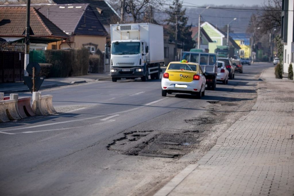 Circulație restricționată pe o stradă din Târgu Mureș
