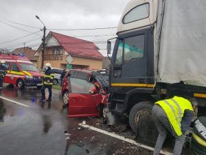 FOTO: Accident grav în Corunca!