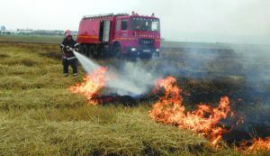 Arderea miriștilor și a vegetației uscate, pedepsită de lege
