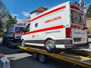 FOTO: Ambulanțe noi la Spitalul Clinic Județean Mureș