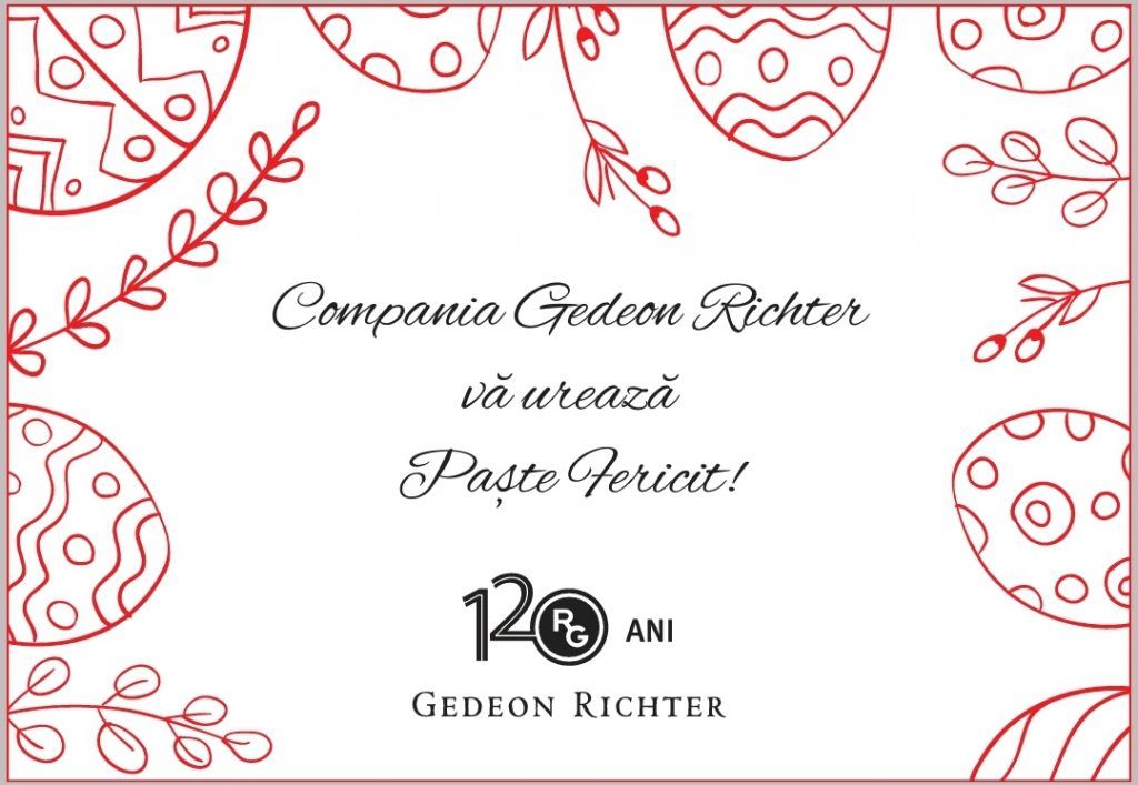 Compania Gedeon Richter vă urează Paște Fericit!