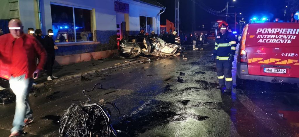 FOTO: Accident grav în Târnăveni