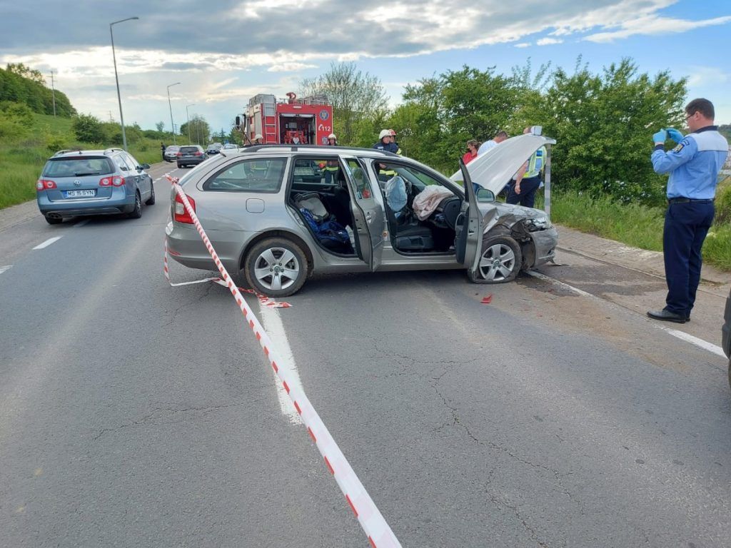 Accident cu cinci victime pe Calea Sighișoarei!