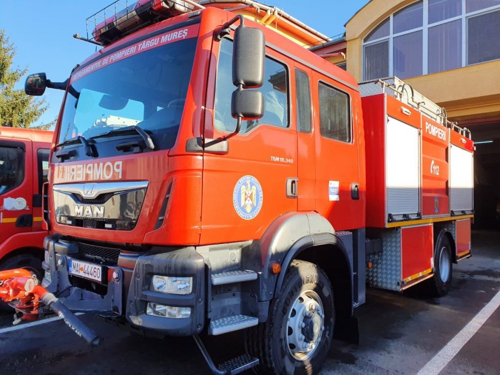 Misiune specială pentru pompierii din Târgu Mureș