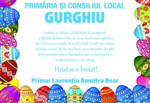 Primăria și Consiliul Local Gurghiu vă urează Sărbători Fericite!