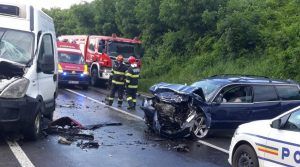 FOTO: Accident grav între cinci mașini, pe E60, în Mureș!