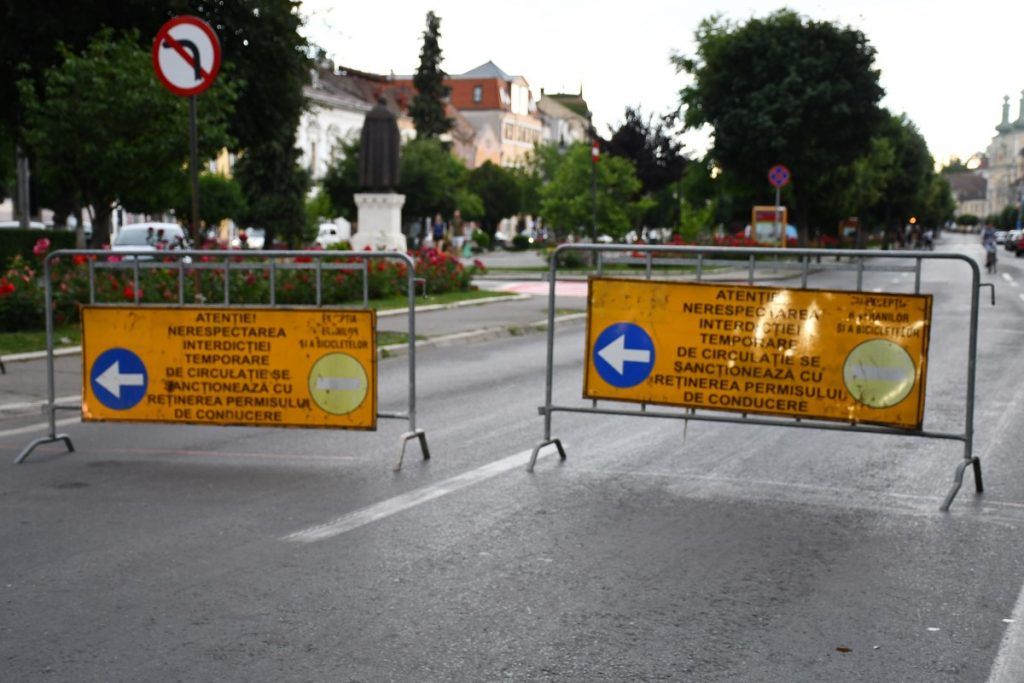 Restricții de circulație pe mai multe străzi din Târgu Mureș