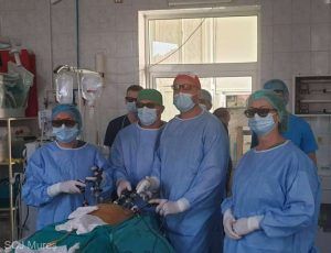 Intervenție în premieră la Clinica de Urologie a Spitalului Clinic Judeţean Mureș