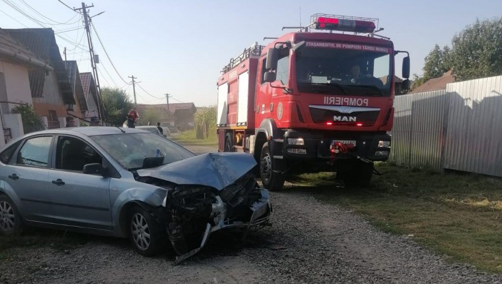 Accident în Vidrasău