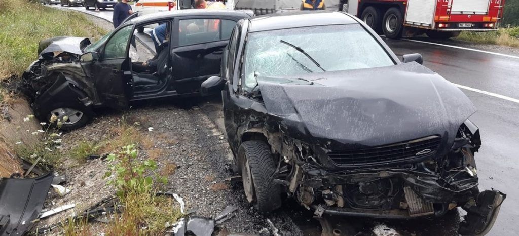 Accident cu trei victime în Mihai Viteazu