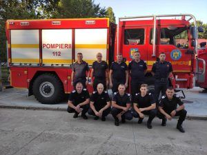 Pompierii mureșeni ajută Grecia