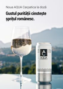 AQUA Carpatica, membră Valvis Holding, lansează cu mândrie prima doza de apa minerală românească