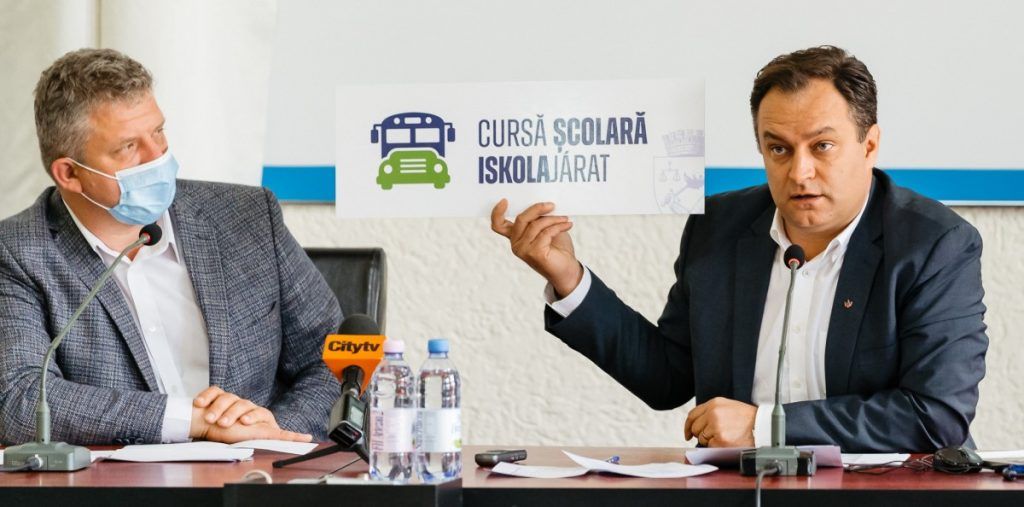 Proiect-pilot de transport special destinat elevilor, la Târgu Mureș