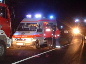 Accident cu doi răniți în Sighișoara