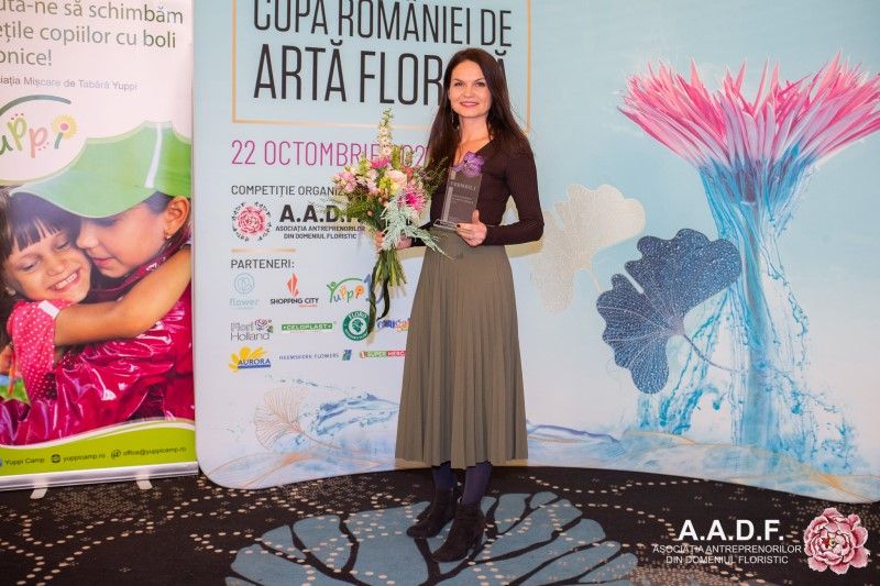 VIDEO: Cupa României de Artă Florală câștigată de o târgumureșeancă