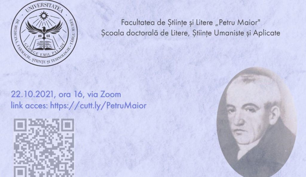 Conferință online despre Petru Maior