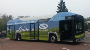 Autobuz cu hidrogen testat la Târgu Mureș