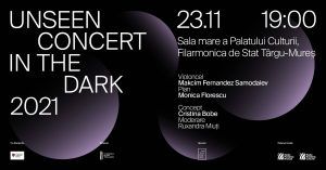 Concert de muzică clasică în întuneric