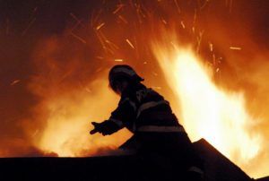 Incendiu nocturn la groapa de gunoi din Sighișoara