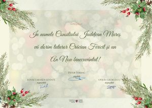 Consiliul Județean Mureș vă urează Crăciun fericit și un An Nou binecuvântat!