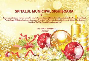 Mesaj de sărbători din partea managerului Spitalului Municipal Sighișoara!