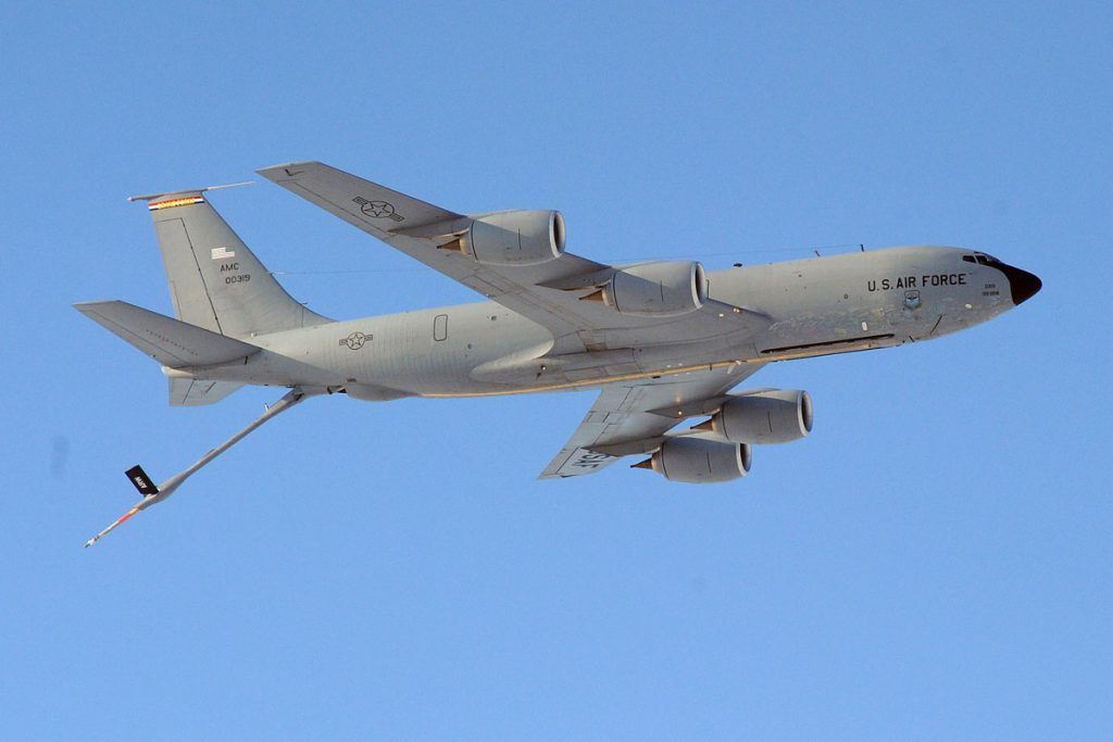 FOTO: Județul Mureș, survolat de un avion militar NATO