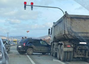 Accident în zona Selgros Ernei