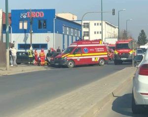 Accident cu trei victime pe o stradă din Târgu Mureș