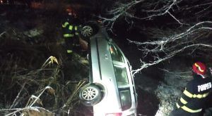 Accident nocturn pe E60, în județul Mureș