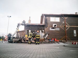 Incendiu la un obiectiv HoReCa din Ungheni