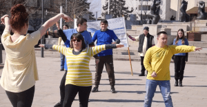 VIDEO: Fundația Transilvană Alpha, flashmob de senzație