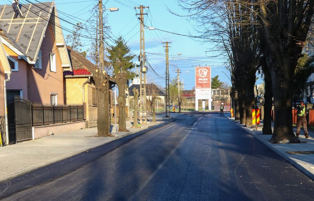 Lucrările la strada Axente Sever, finalizate înainte de termenul limită