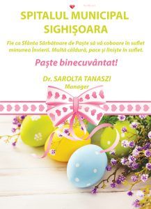 Spitalul Municipal Sighișoara-mesaj de sărbători