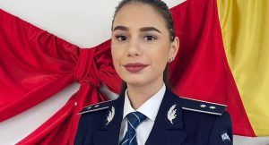 Alexandra Petrovici, delicatețe în uniformă de polițist