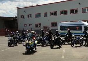 VIDEO: Întâlnire între polițiști și motocicliști, la Sighișoara