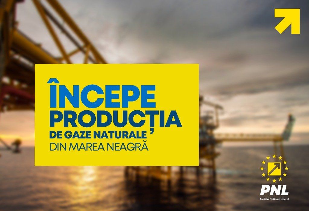 Începe producția de gaze naturale din Marea Neagră