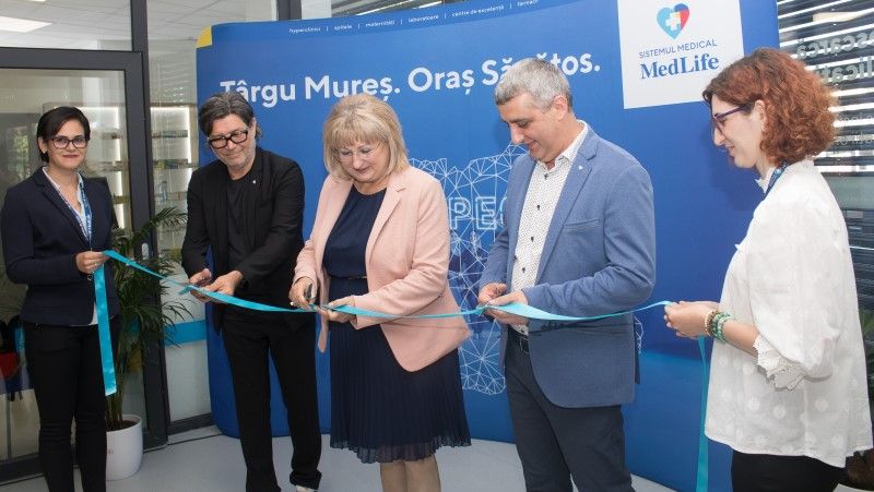 VIDEO-FOTO: Hyperclinica MedLife Târgu Mureș, inaugurată