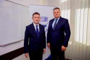 Târgu Mureș: Ambasadorul Elveției, întâlnire cu viceprimarul Alex György