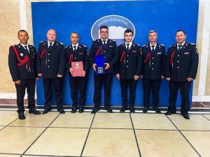 Echipă de descarcerare a ISU Mureș, premiată de ministrul Lucian Bode