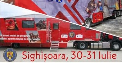 Caravana „Fii Pregătit” ajunge la Sighișoara