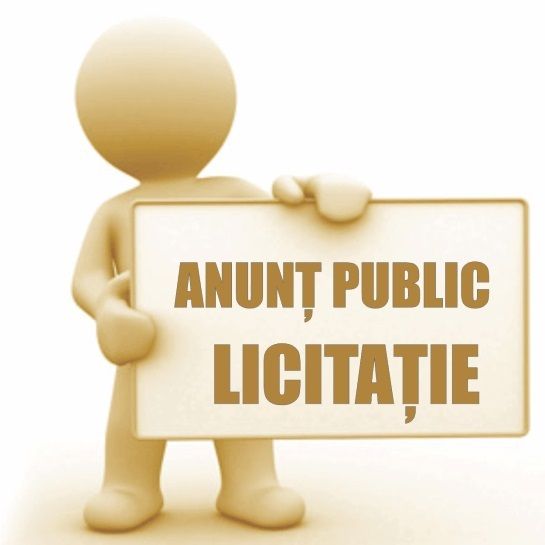 Anunț licitație