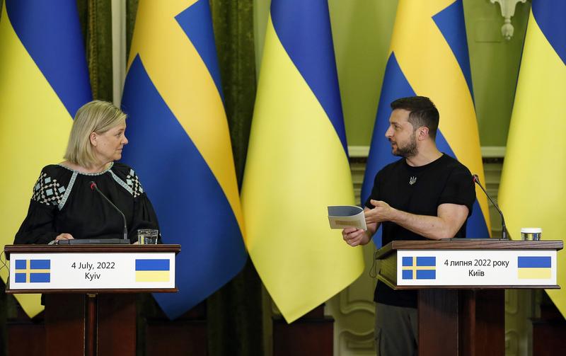 Premierul suedez promite sprijin Kievului